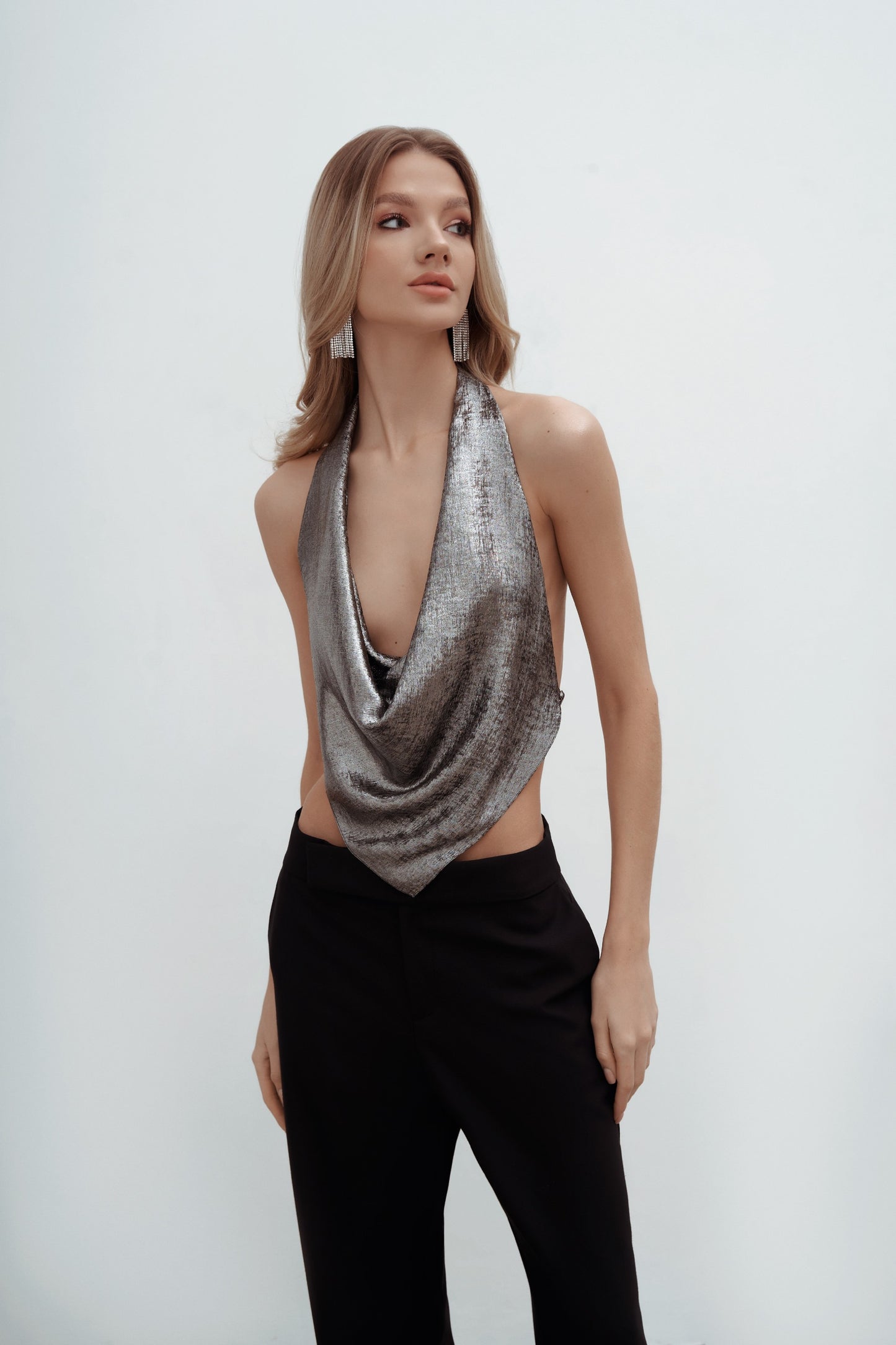 MAVRO CASTRO CHROME TOP
