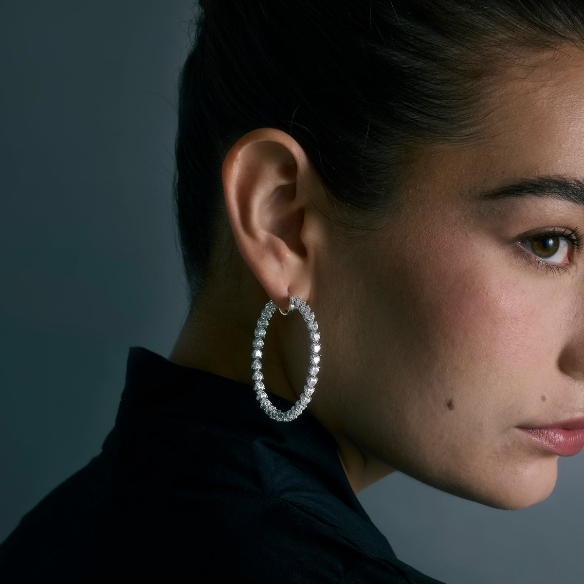 Amour Large Hoop Earrings