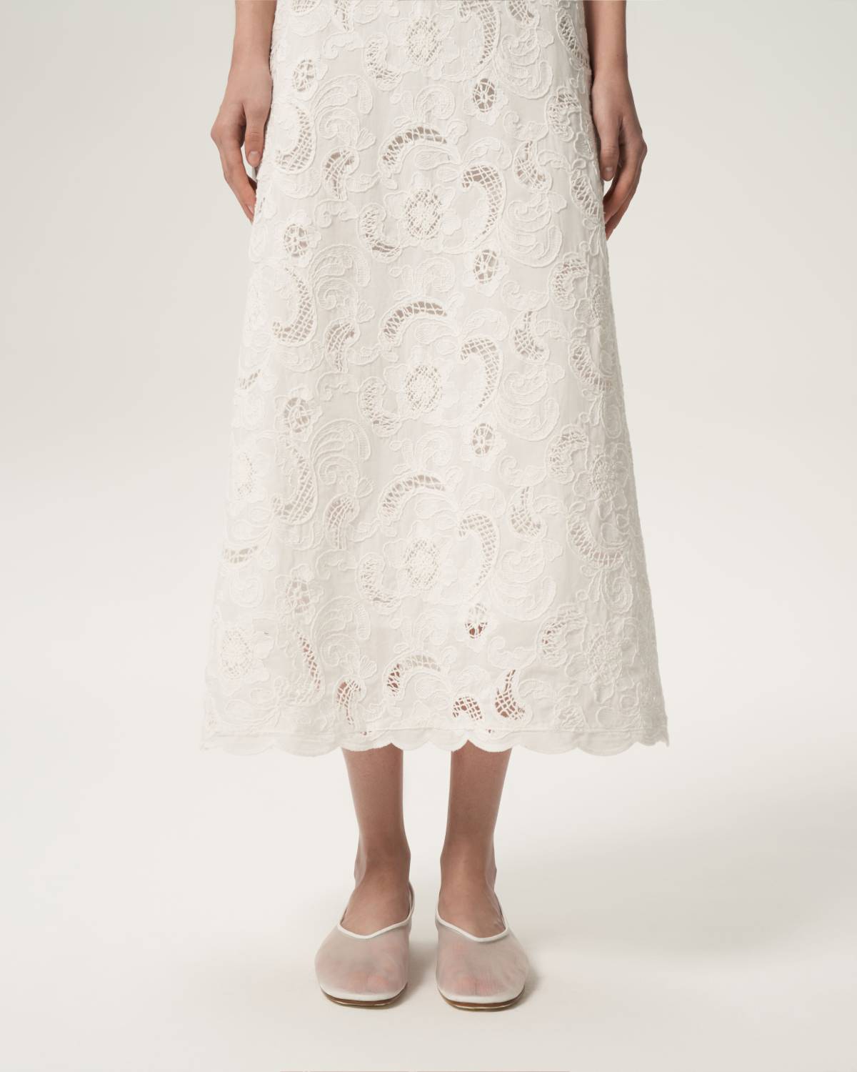 Lace dress white