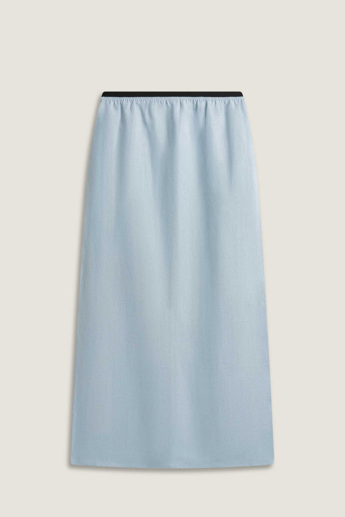 Linen skirt blue