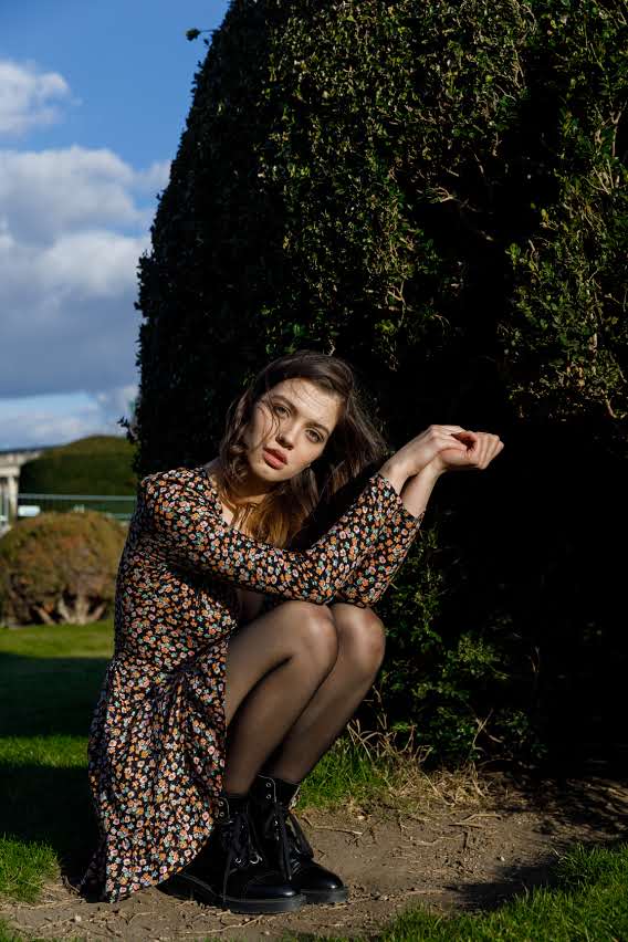 MAVRO CASTRO FLORA DRESS ORANGE