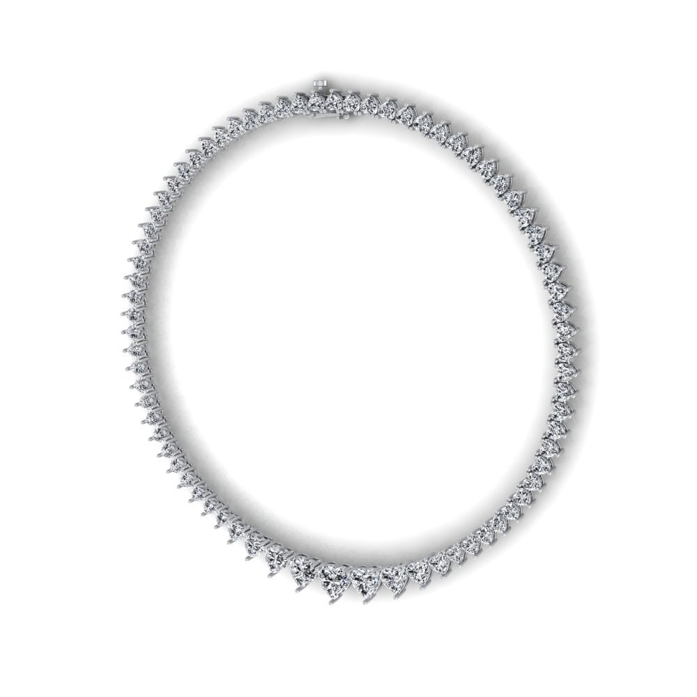 Amour Large Graduated Riviera Necklace