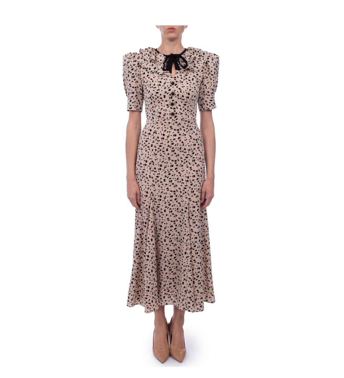 MAIZEL BEIGE FLORAL DRESS