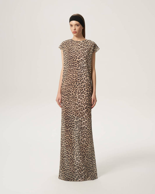 Dita leopard dress