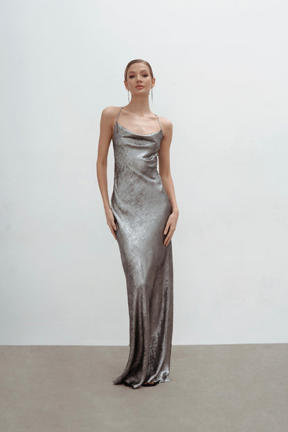 Chrome Long Dress