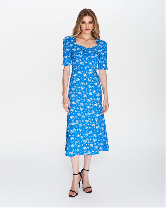 Radim Blue Midi Dress