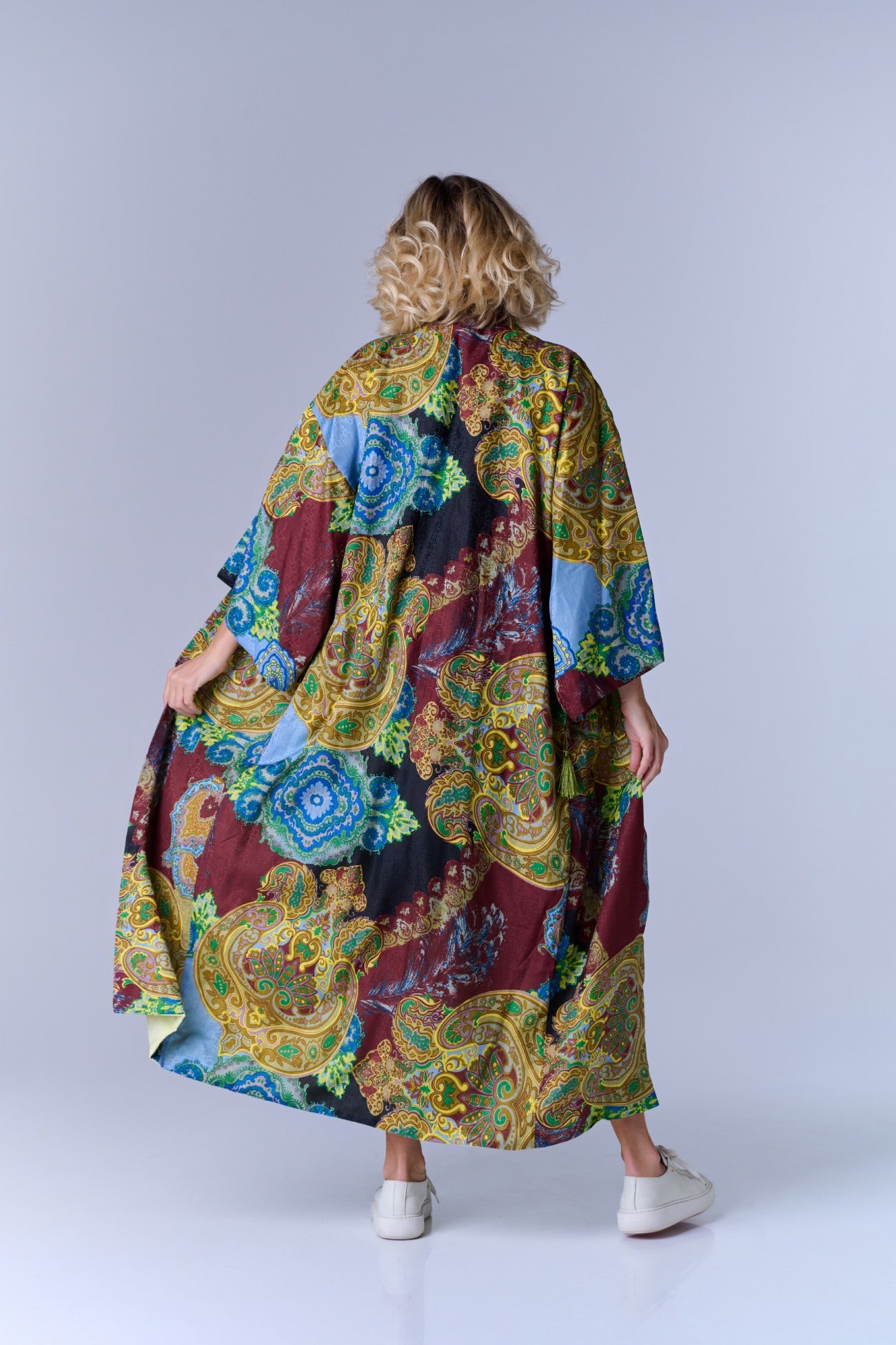 Silk-cotton kimono DONATELLA