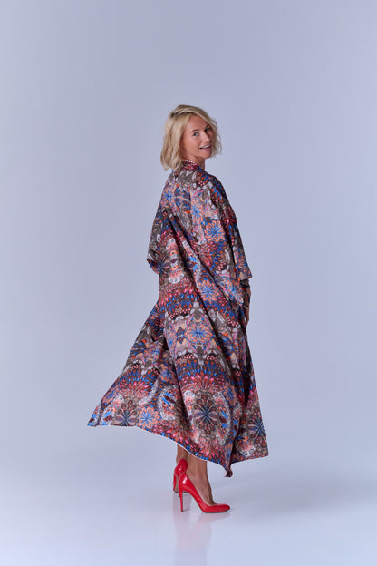 Silk-cotton kimono POLY