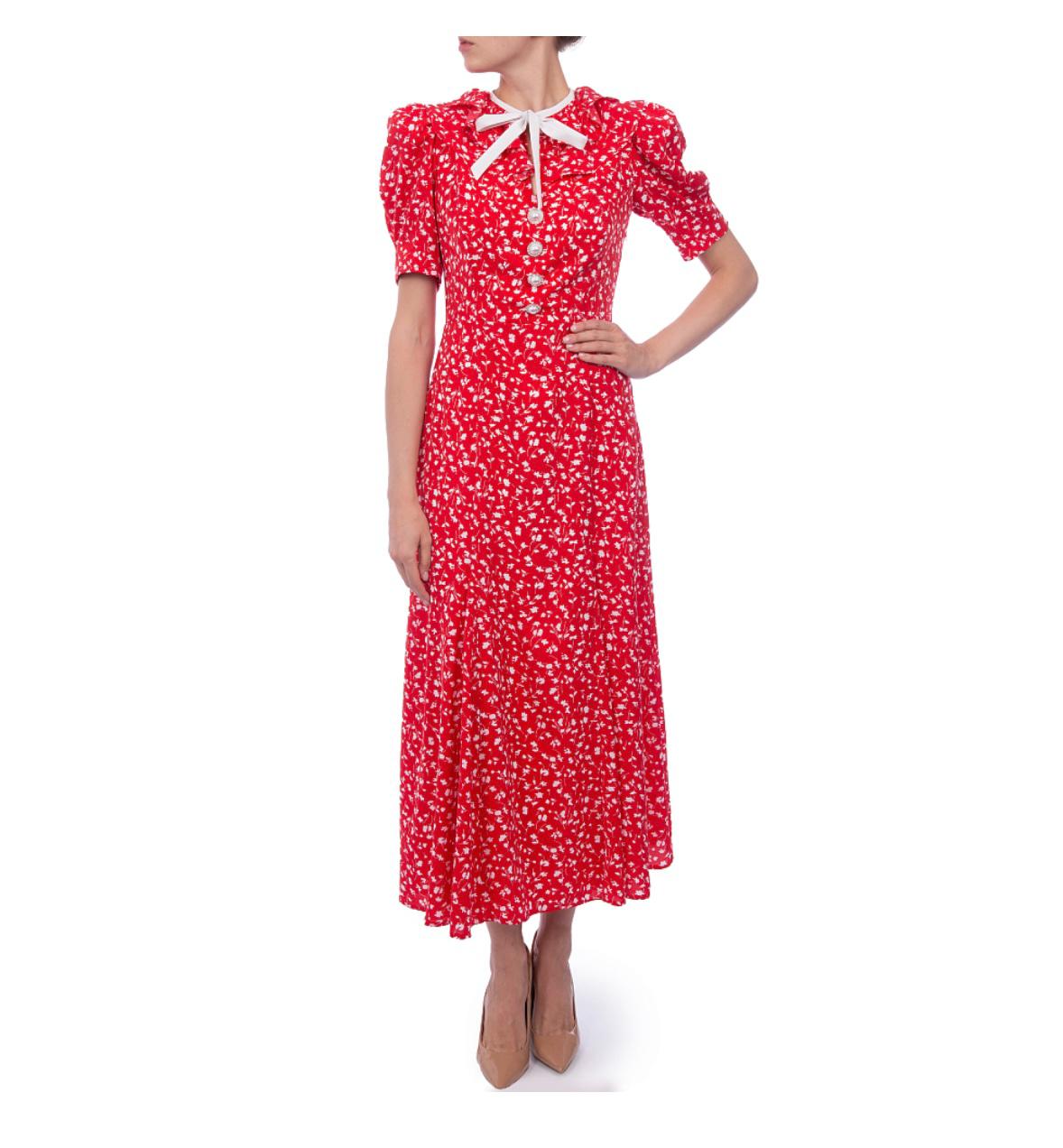 MAIZEL RED FLORAL DRESS