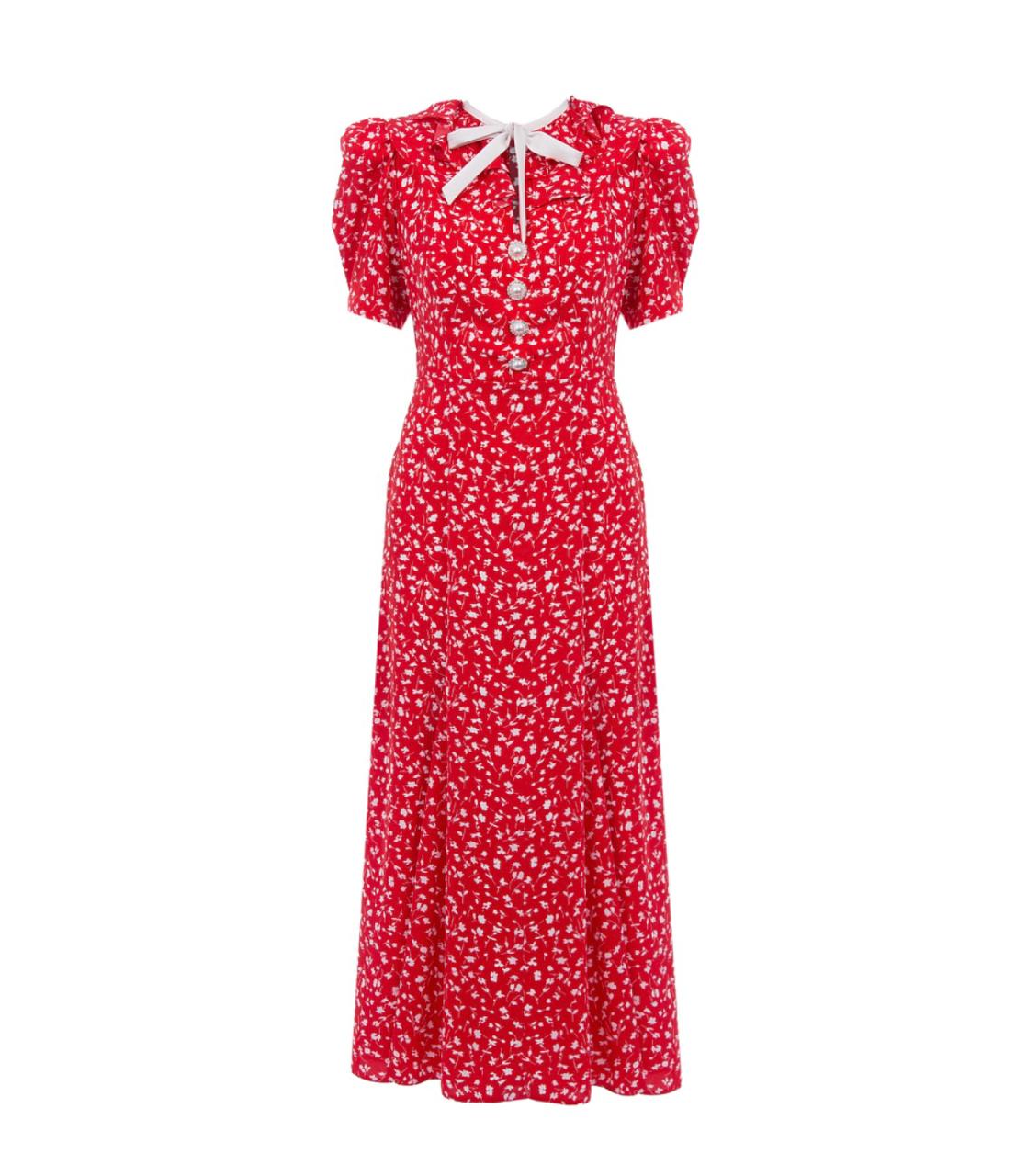 MAIZEL RED FLORAL DRESS