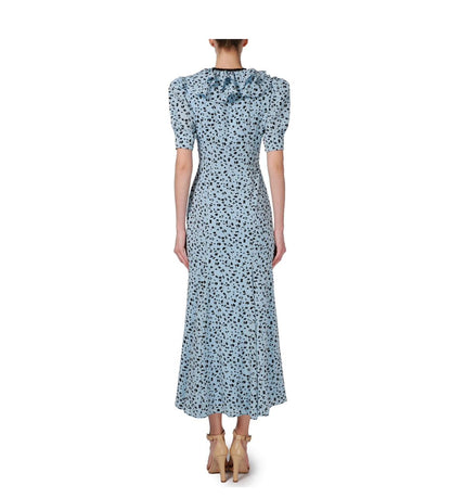 MAIZEL LIGHT BLUE FLORAL DRESS