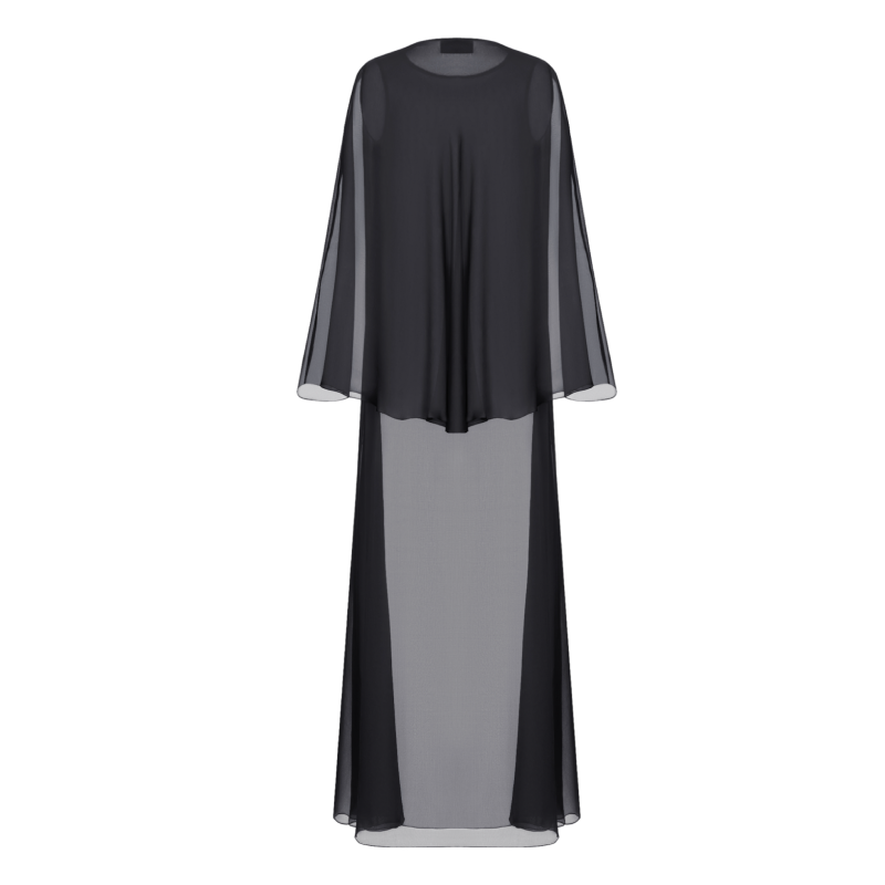 Jumpsuit Made Of Silk Manza Black