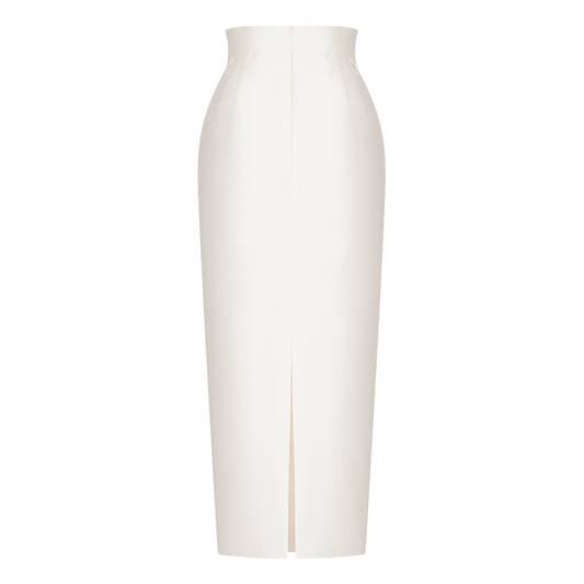 DV MIDI SKIRT MILKY