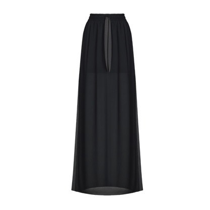 Maxi skirt with slits