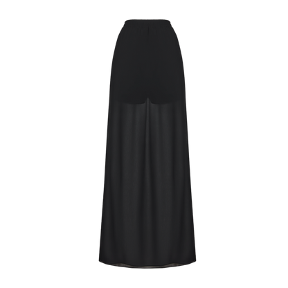 Maxi skirt with slits