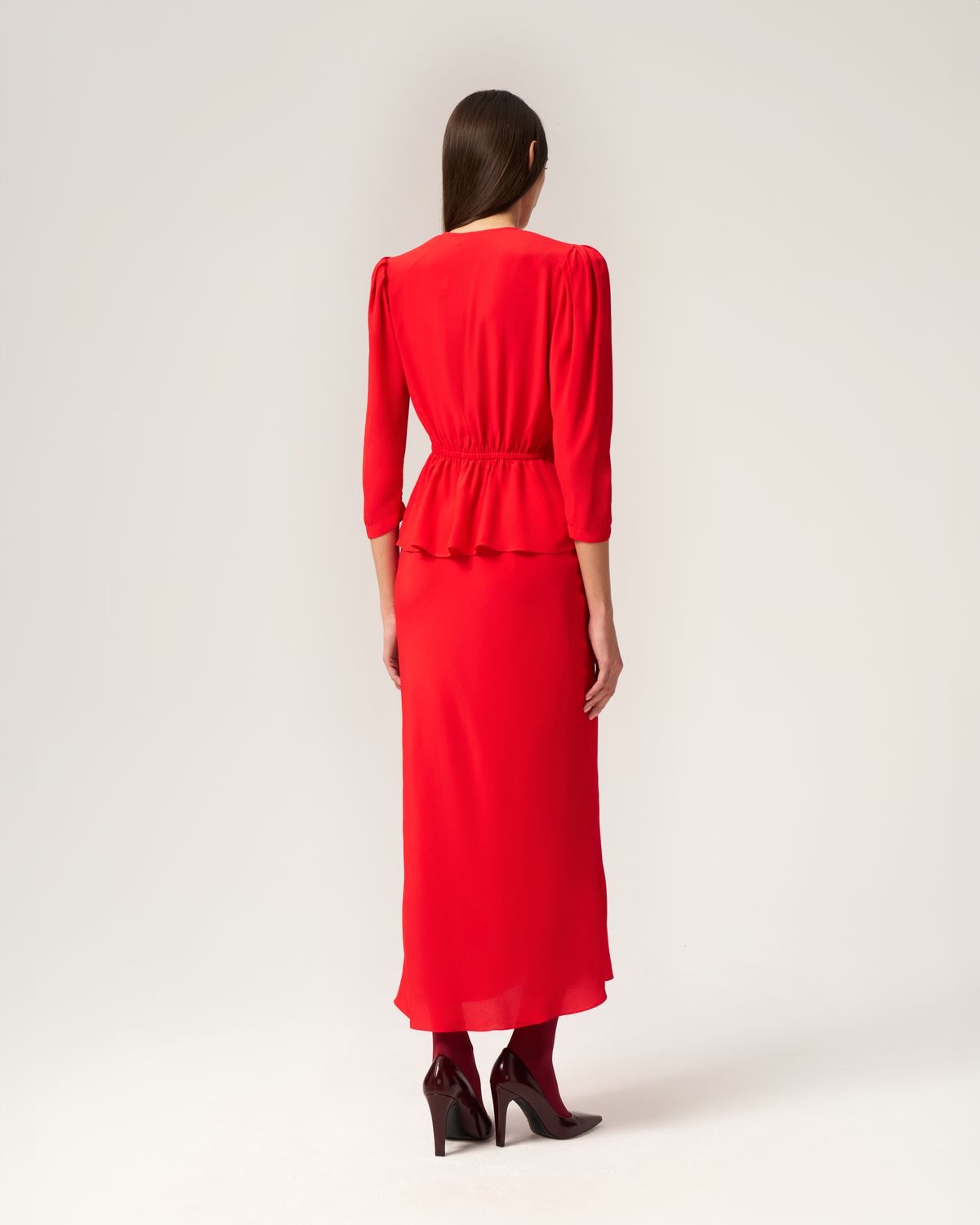 Magda Dress Red