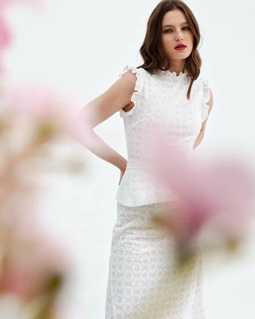 Dress Edam White